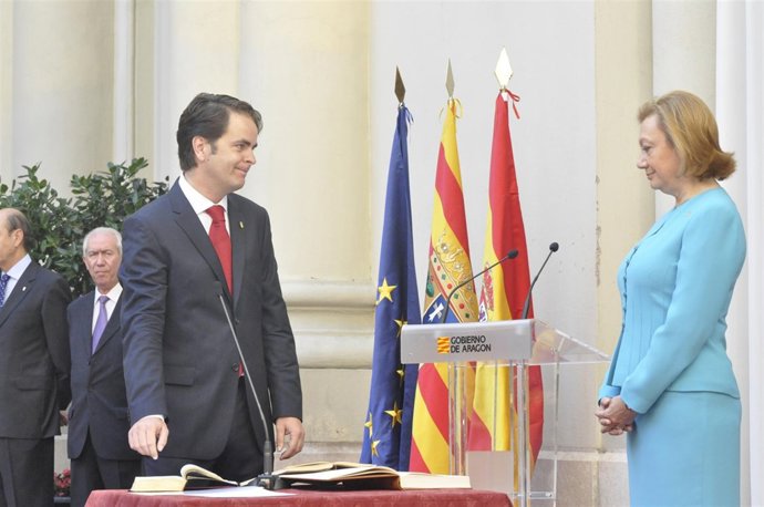 El Portavoz De La DGA, Roberto Bermúdez De Castro, En Su Toma De Posesión.