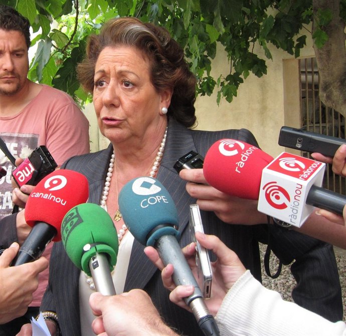 Barberá ante los medios de comunicación