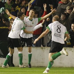 racing santander smolarek lozano colza celebran gol