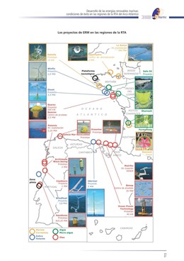 Estudio energías renovables marinas del Atlántico. 