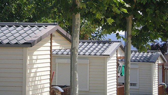 Imagen De Un Camping En Navarra.