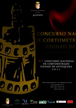 Cartel Del Concurso Nacional De Cortometrajes Ciudad De Antequera