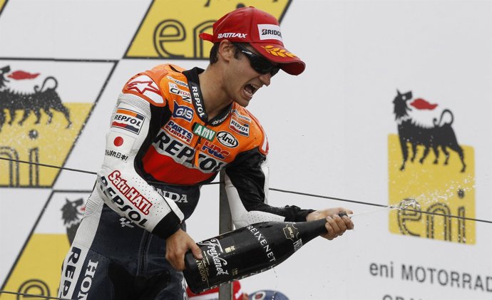 Dani Pedrosa Celebra En Alemania