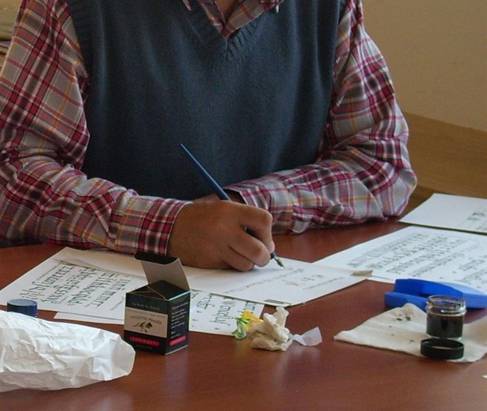 Curso De Caligrafía En La Fundación Santa María La Real