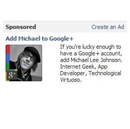 Anuncio De Google+ Prohibido En Facebook Por Michael Lee Johnson