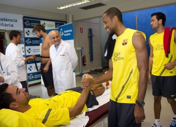 Xavi, Keita Y Busquets Pasan Revisión Médica