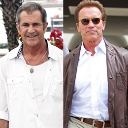Montaje De Mel Gibson Y Arnold Schwarzenneger 