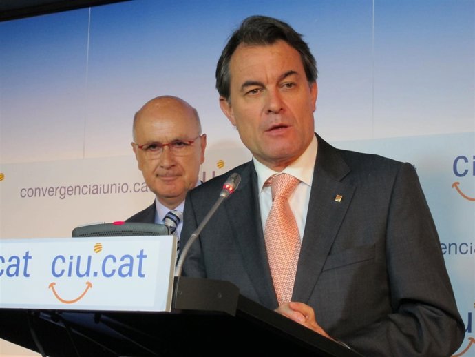 Josep Antoni Duran (UDC) Y Artur Mas (CDC), Dirigentes De Ciu