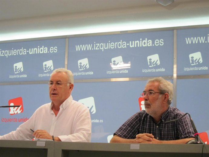 Cayo Lara Junto A José Antonio García Rubio, De IU