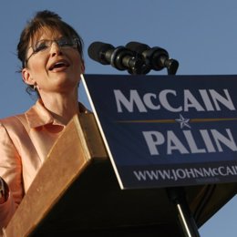 La candidata republicana a la vicepresidencia, Sarah Palin
