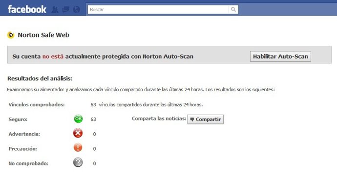 Norton Safe Web Para Facebook 