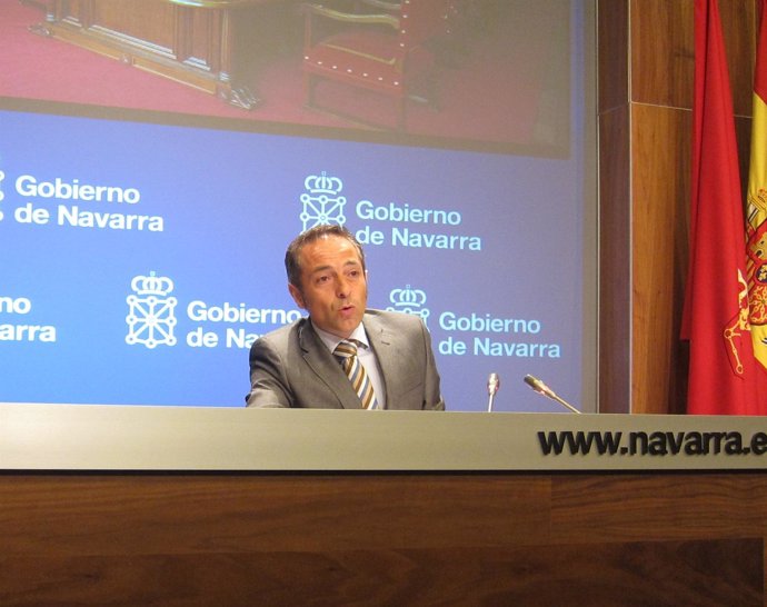 El Portavoz Del Gobierno De Navarra, Juan Luis Sánchez De Muniáin.