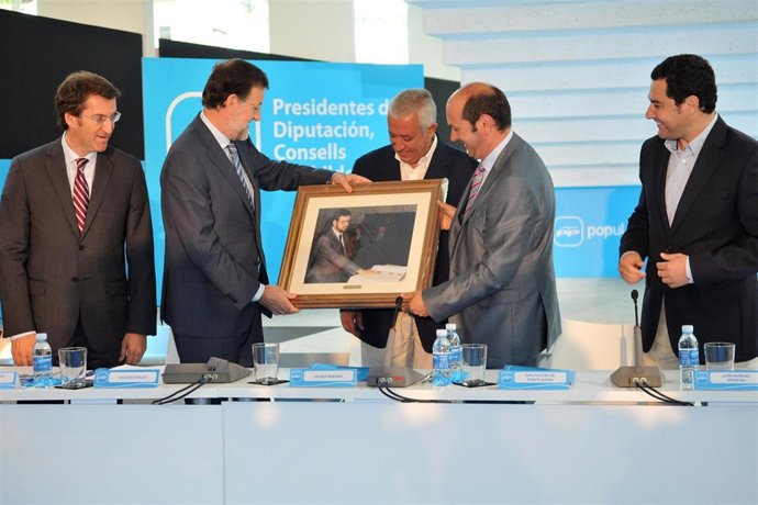 Mariano Rajoy En Un Acto En Pontevedra