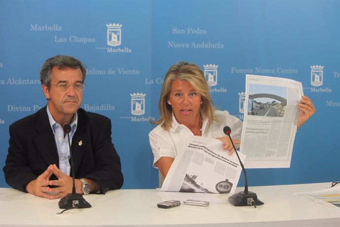 Los Alcaldes De Estepona Y Marbella, García Urbano Y Muñoz, Respectivamente