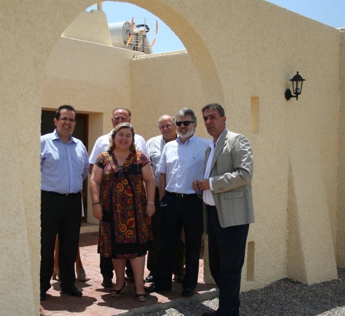 Clara Aguilera Visita El Hotel Cortijo El Sotillo, En San José (Níjar)