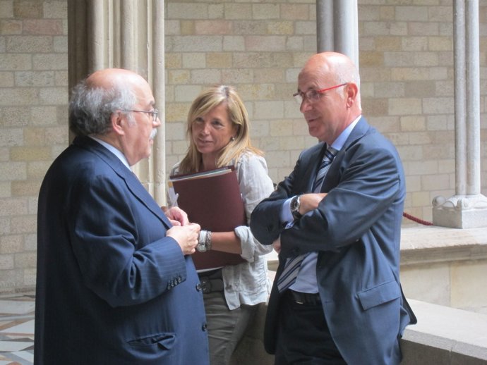 Antoni Duran, Andreu Mas-Colell Y Joana Ortega
