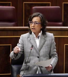 Rosa Aguilar, En El Pleno Del Congreso