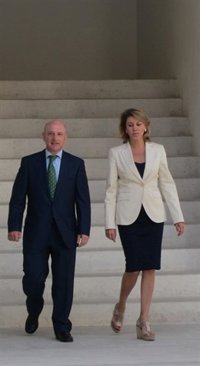 Cospedal no ve que sea el momento apropiado para traspasar la Justicia a C-LM porque "no son tiempos de hacer mudanzas"