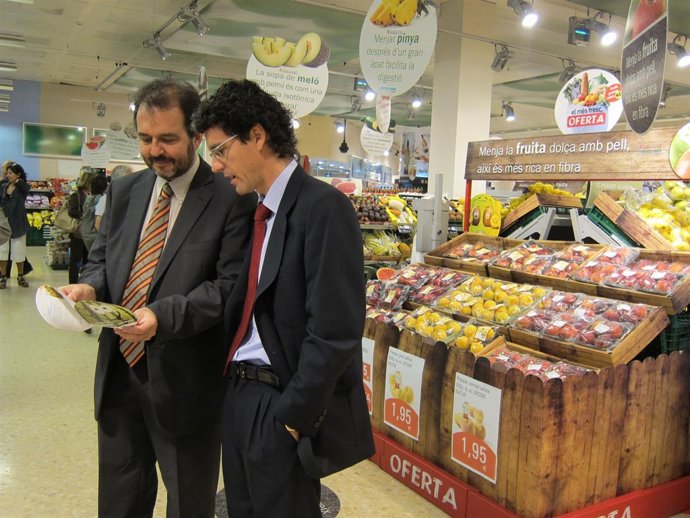 Alberto Ojinaga (Caprabo) Y Antoni Plasència (Govern)