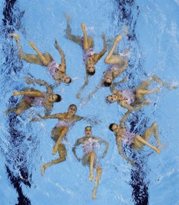 Equipo Español De Natación Sincronizada. Final Técnico Shanghai