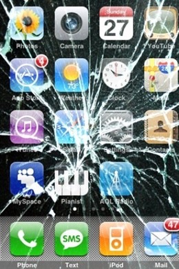 Pantalla Rota De Un Iphone