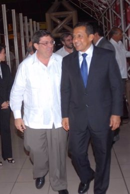 El Ministro Cubano De Exteriores, Bruno Rodríguez, Con Ollanta Humala.