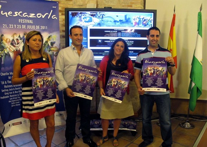 El Alcalde De Cazorla En La Presentación Del Festival Bluescazorla