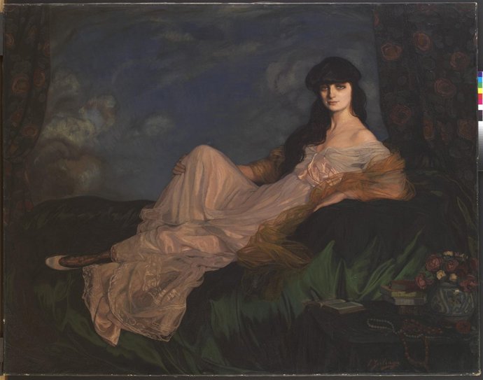 Retrato De La Condesa Mathieu De Noailles, 1913. Ignacio Zuloaga Y Zabaleta. 