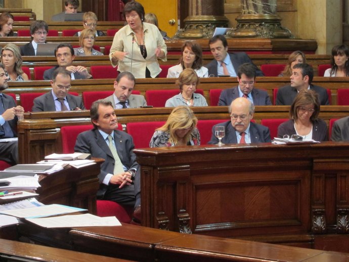 El Conseller De Economía Y Conocimiento, Andreu Mas-Colell, En El Parlament