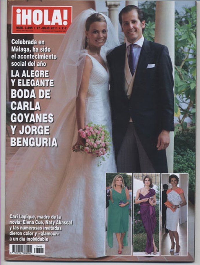 La Boda De Carla Goyanes Y Jorge Benguria En La Portada De '¡Hola!'