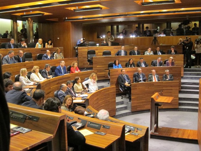Diputados En El Hemiciclo En El Pleno Constitutivo