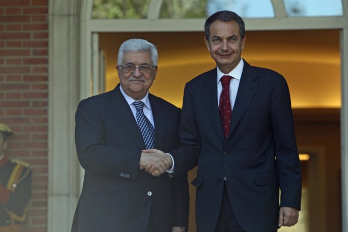 Zapatero Con Abbas