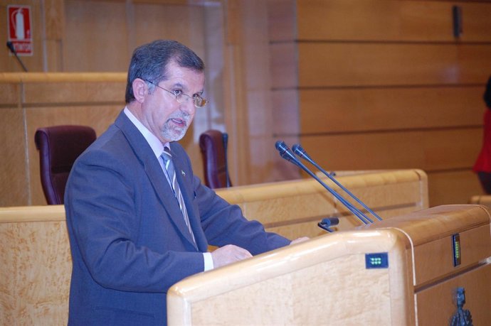 El Senador Socialista Por Cáceres Vicente Llanos, Secretario 1º De La Comisión D