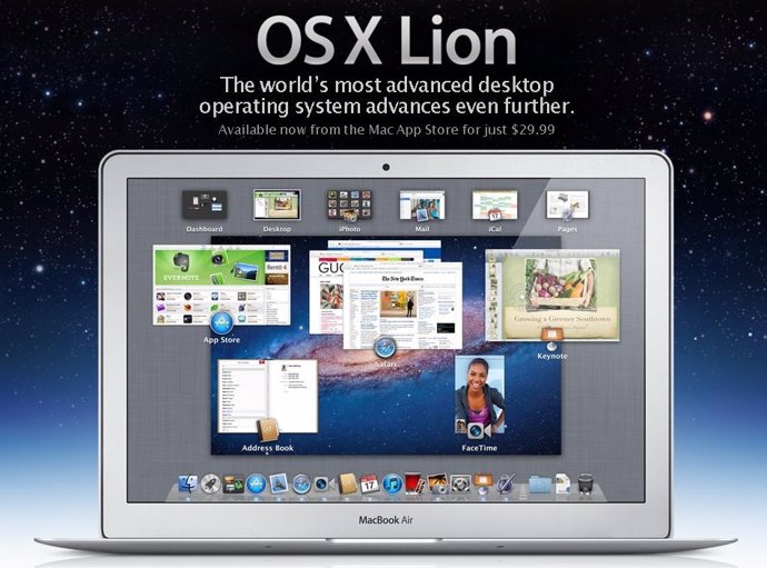 Pantalla De Mac OS X Lion Por App Store 