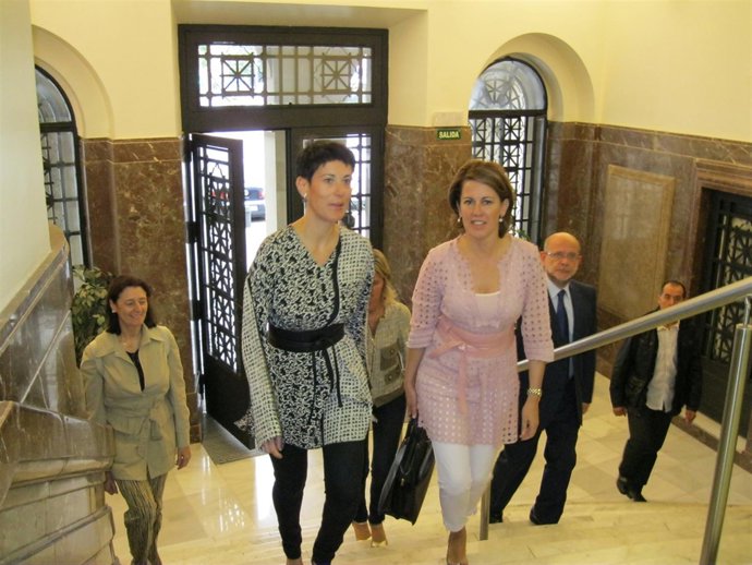 Barcina Y Sáiz En La Sede De La Delegación Del Gobierno En Navarra. 