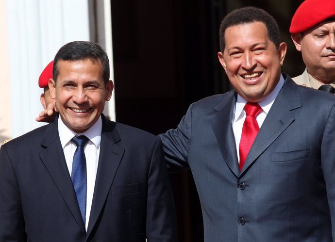 Ollanta Humala Con Hugo Chávez En Venezuela. 