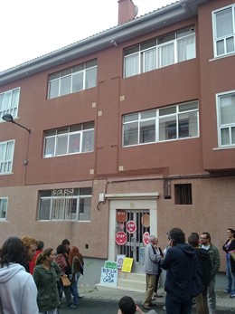 Protesta Del 15M En Contra Del Desahucio