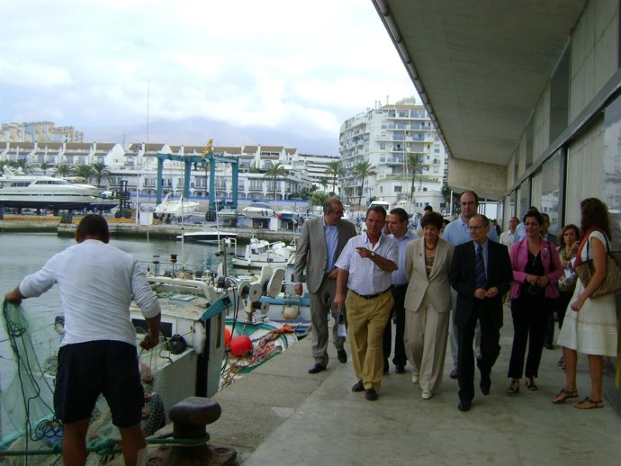 La Consejera De Obras Públicas Asiste A La Inauguración De La Lonja De Estepona