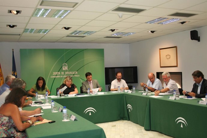Reunión De OPA Y Faeca Con La Consejería De Agricultura Y Pesca.