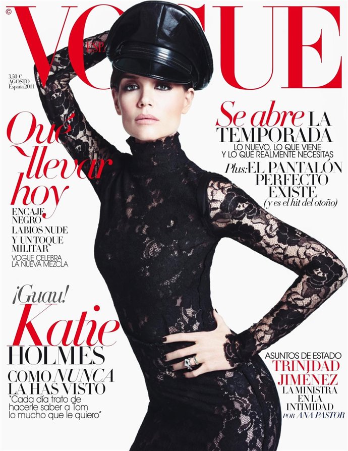Katie Holmes En La Portada Del Nº De Agosto De 'Vogue' España