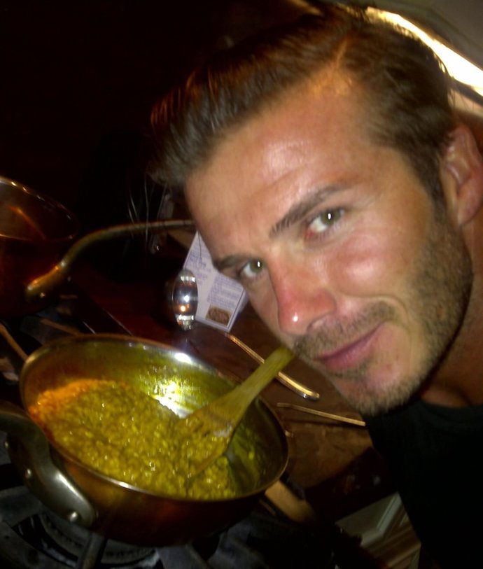 David Beckham Cocina Para Toda La Familia
