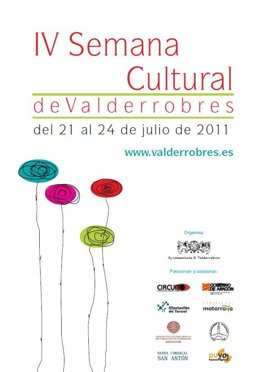 Cartel De La IV Semana Cultural De Valderrobres 