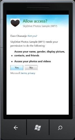 API Windows Live