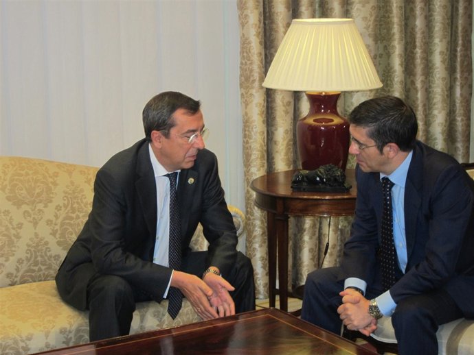 Reunión Patxi López Y José Luis Bilbao