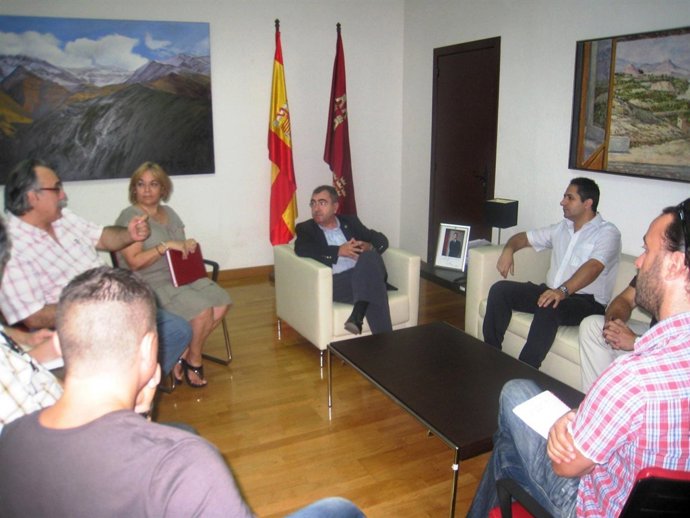 Campos, Con Los Representantes Sindicales