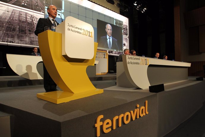 Rafael del Pino, presidente de Ferrovial, ante la junta de accionistas