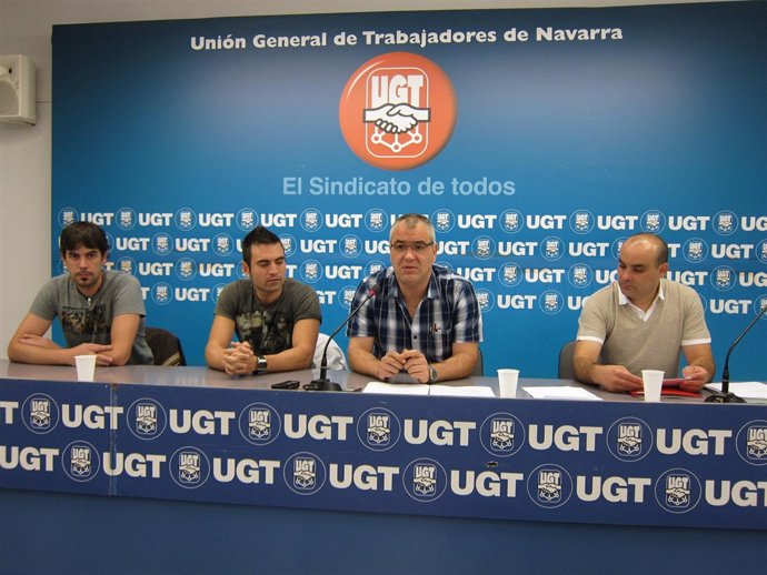 Dos Delegados De UGT En Sunsundegui, Lorenzo Ríos  Y David Medina.