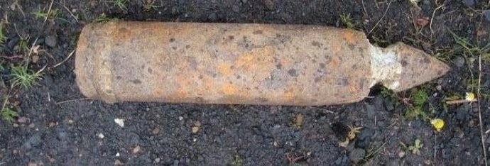 Proyectil De Artilería De La Guerra Civil