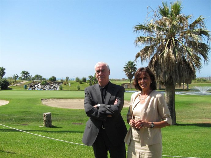 El Consejero De Turismo, Luciano Alonso, Y Remedios Martel