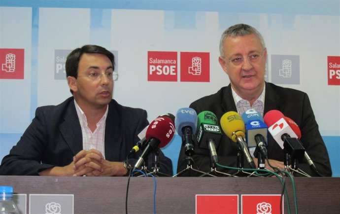 Jesús Caldera Y El Procurador Socialista Fernando Pablos